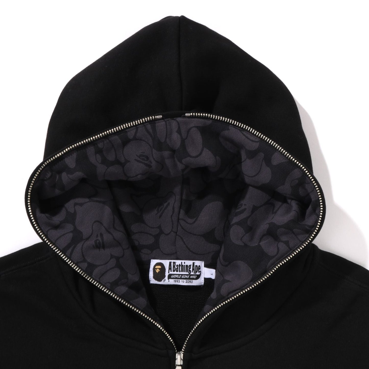 Sweat à capuche zippé coupe décontractée One Point pour homme