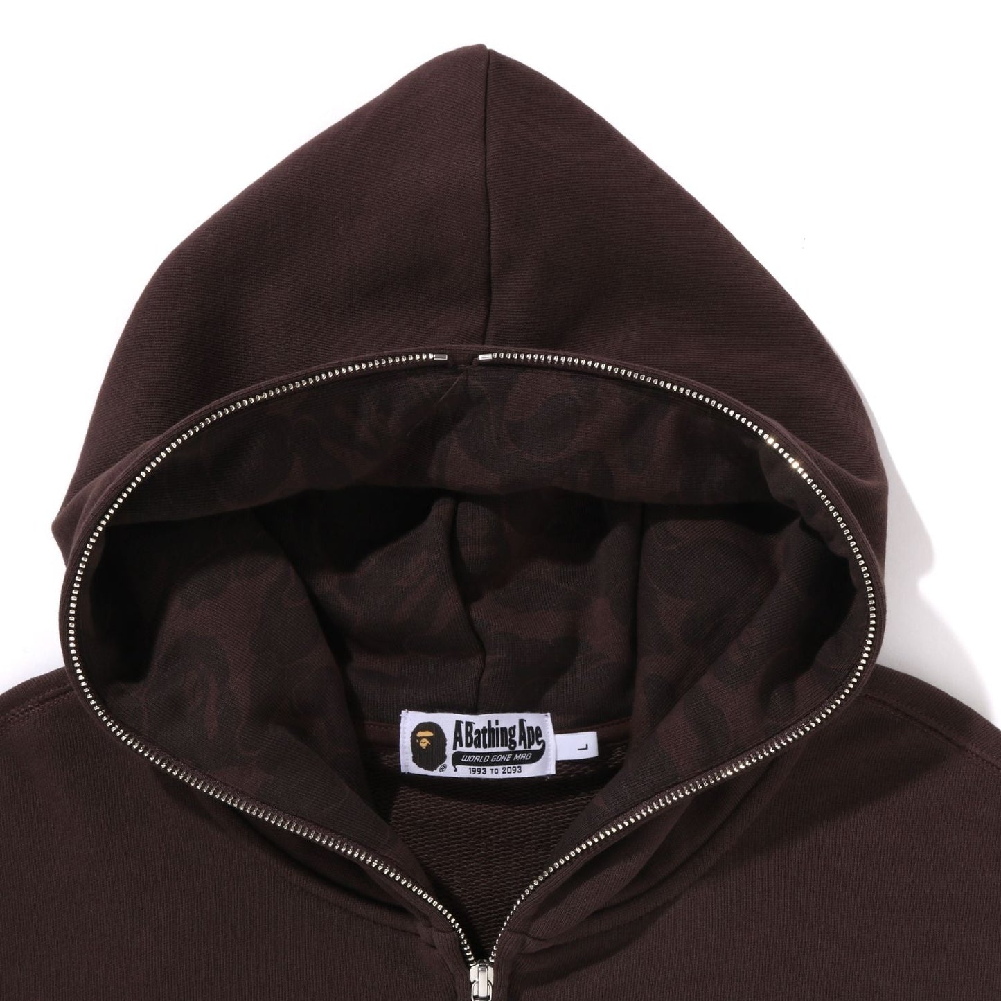 Sweat à capuche zippé coupe décontractée One Point pour homme