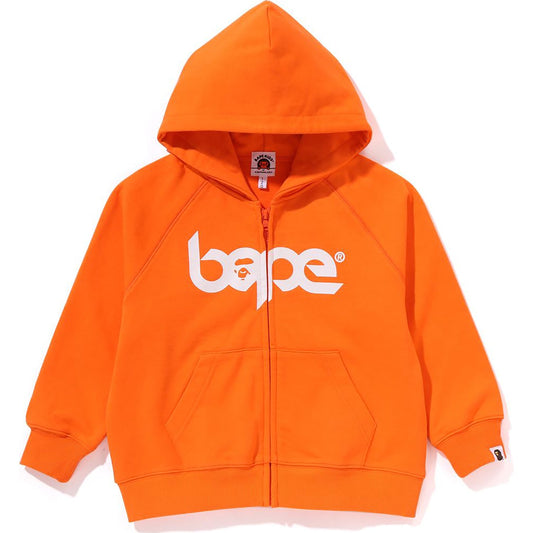 BAPE RELAXED FIT PIGMENT DYE ZIP HOODIE KIDS