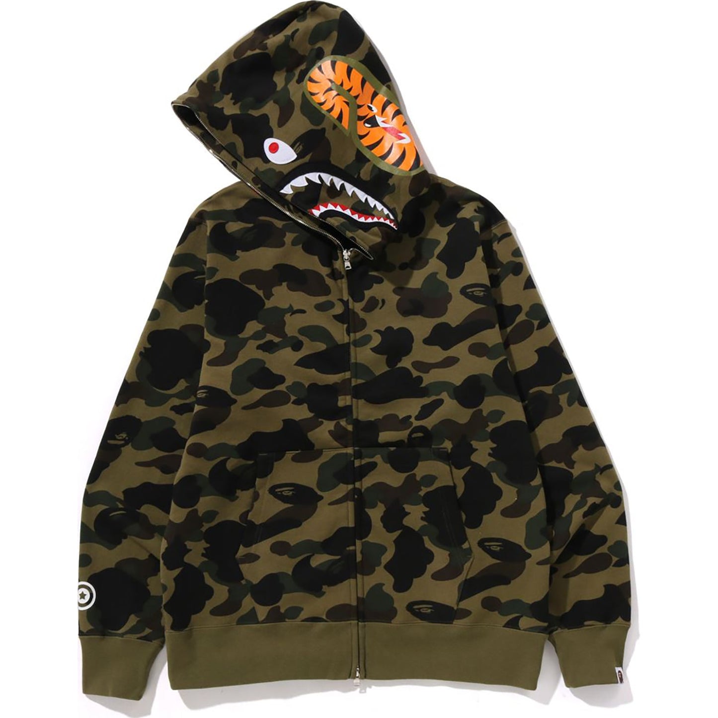 1ST CAMO SHARK FULL ZIP HOODIE HERREN