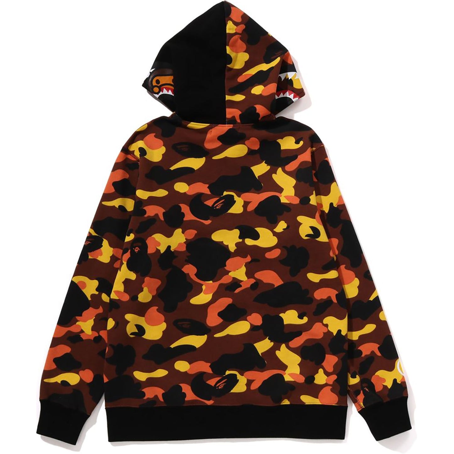 Sweat à capuche zippé camouflage Milo Shark pour enfants