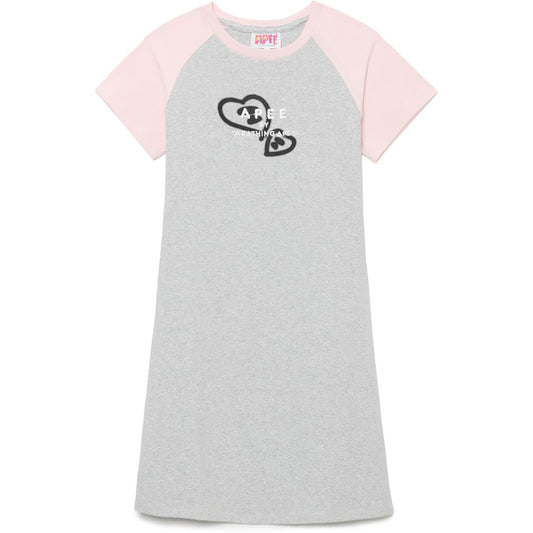 MINI-ROBE GRAPHIQUE RAGLAN POUR FEMMES