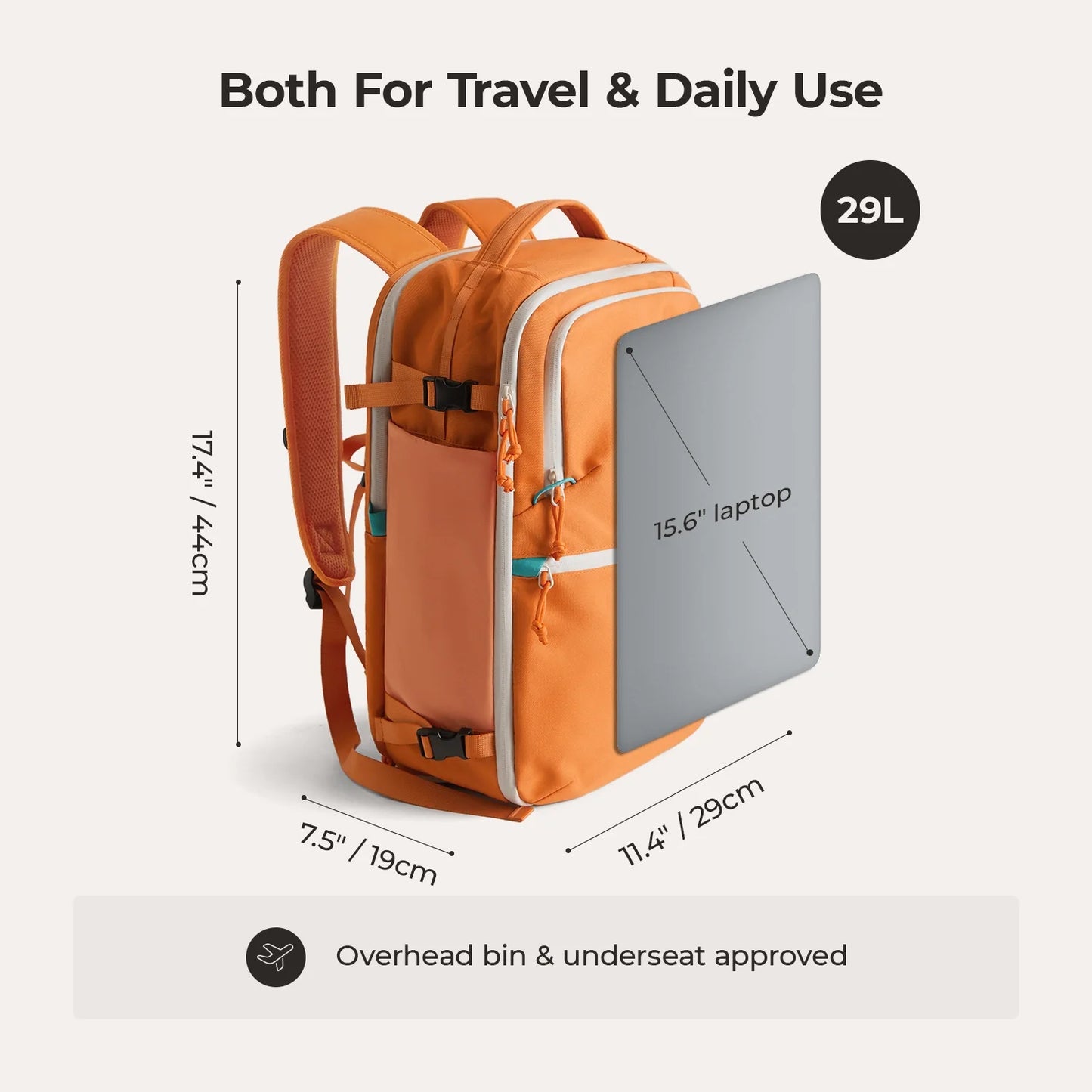 Ensemble sac à dos de voyage Faro 29L 