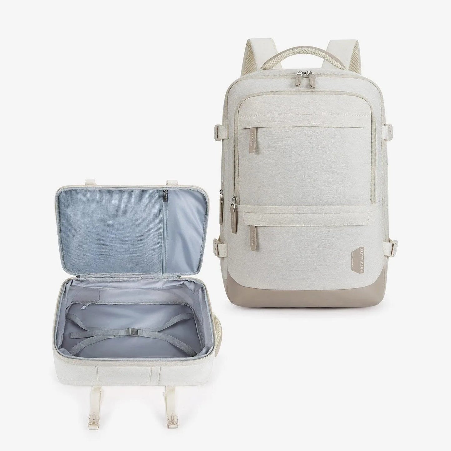 Sac à dos de voyage extensible Falco 40 L, approuvé par les compagnies aériennes 