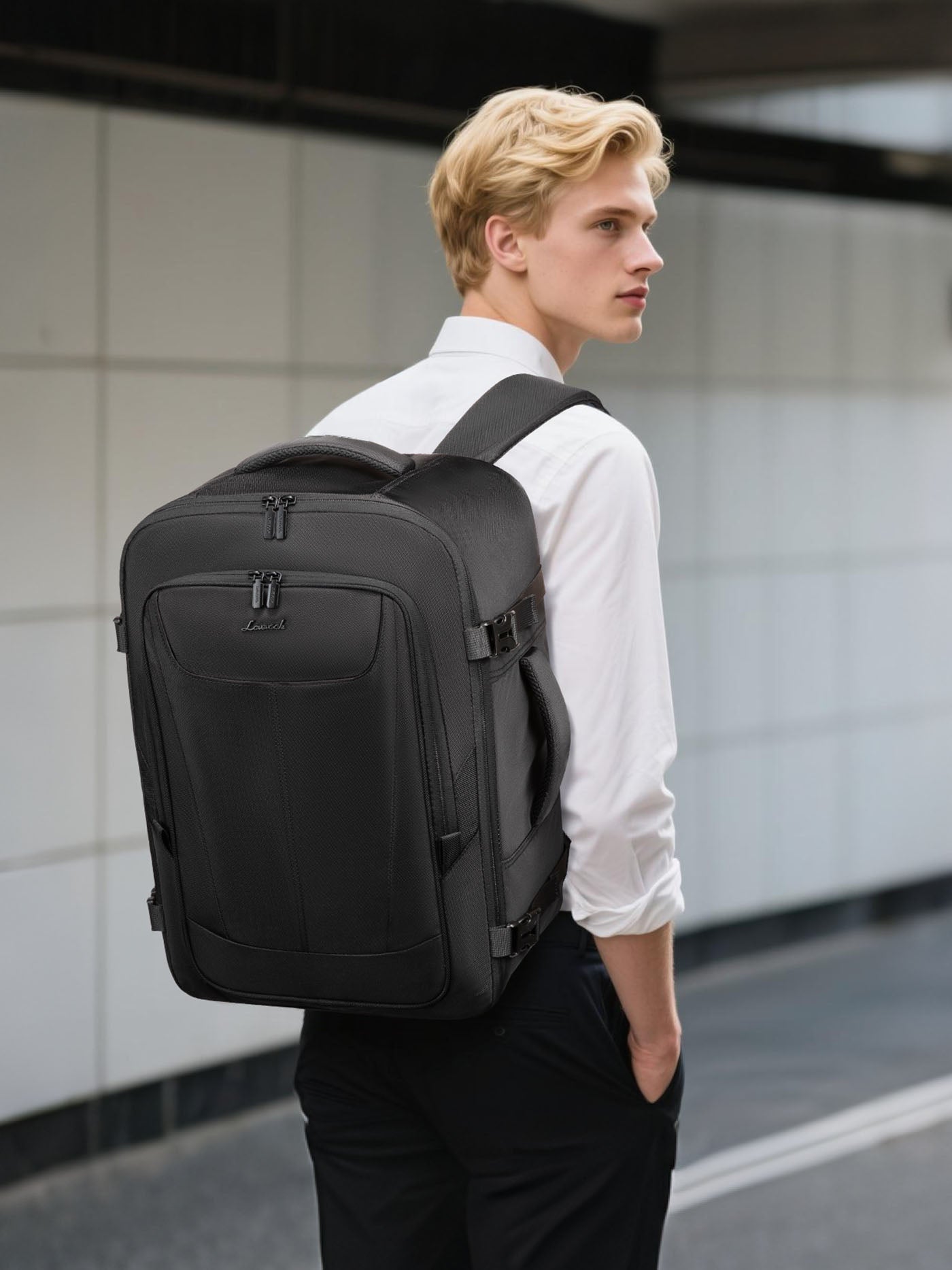 Sac à dos de voyage 4 pièces, 35 L-45 L