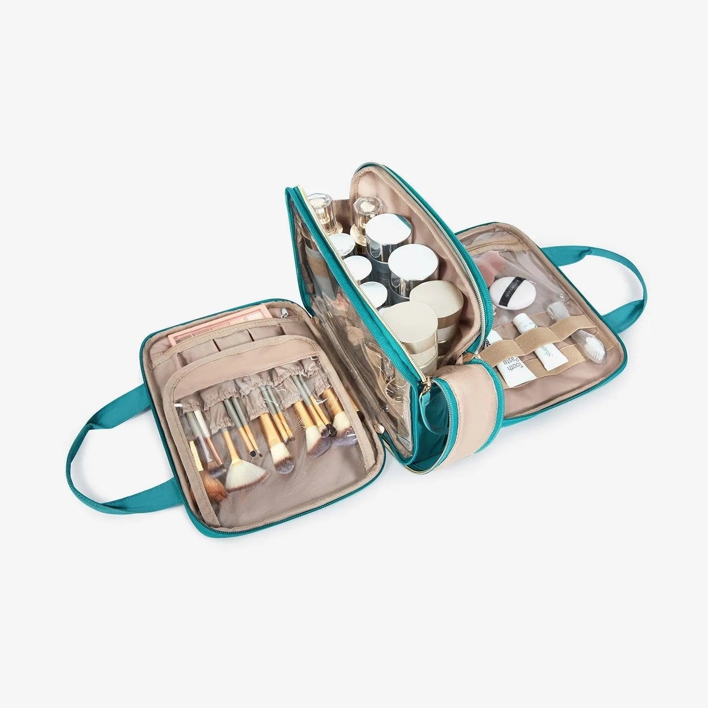 Trousse de maquillage de voyage résistante à l'eau 