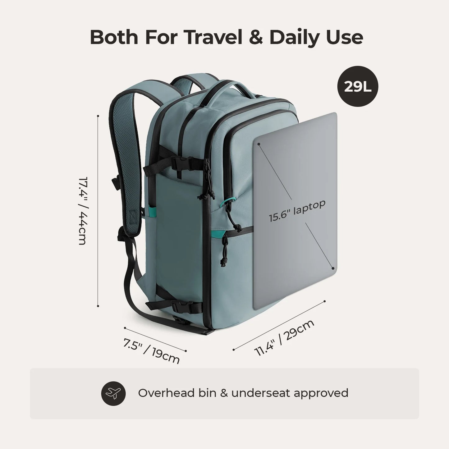 Ensemble sac à dos de voyage Faro 29L 