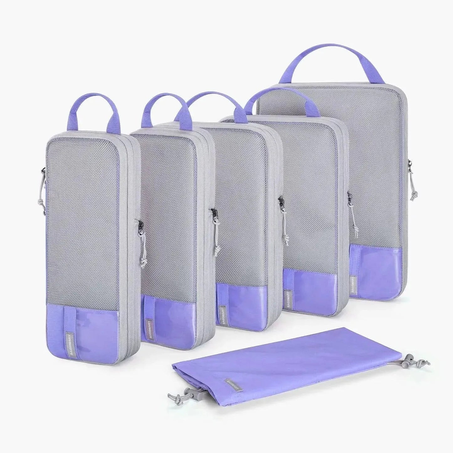 Cubes de compression faisant partie du kit de voyage Faro 