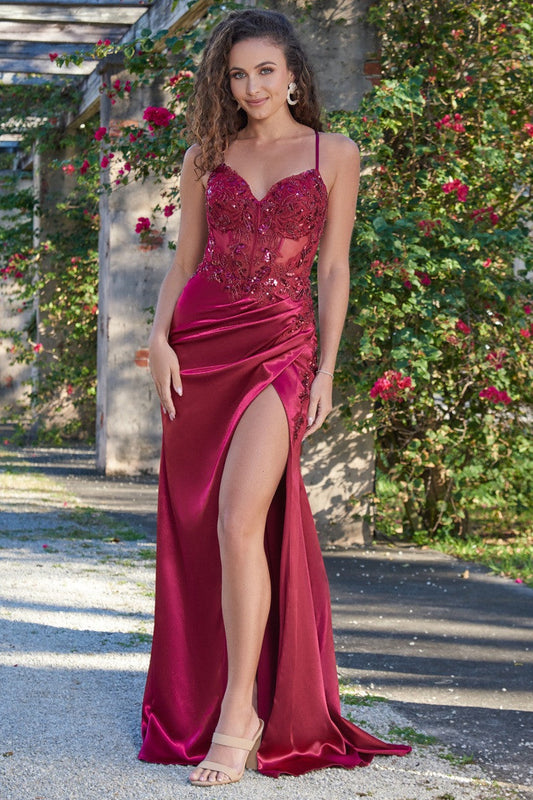 Size 6, Ivy Gown - Burgundy - FINAL SALE