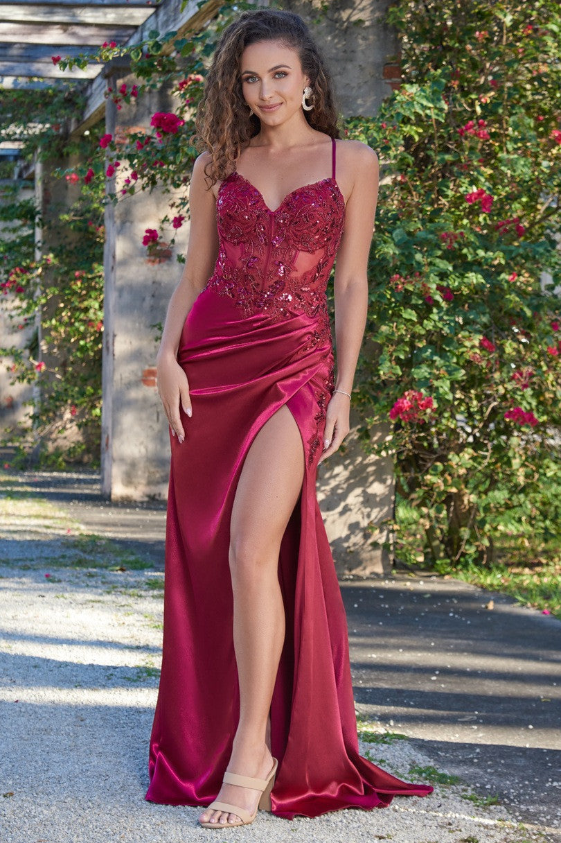 Size 8, Ivy Gown - Burgundy - FINAL SALE