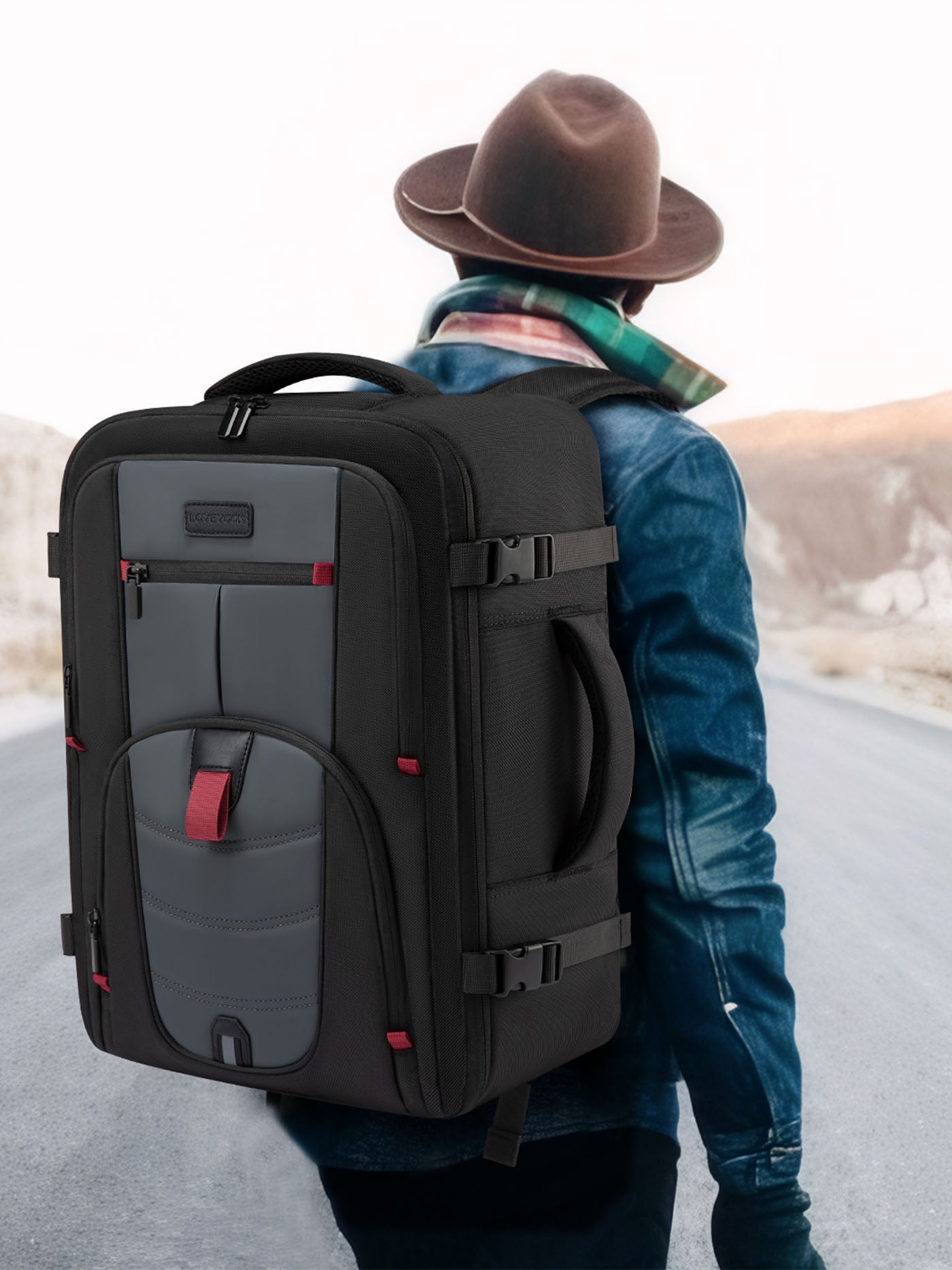 Sac à dos de voyage pour ordinateur portable, 35 L 45 L 