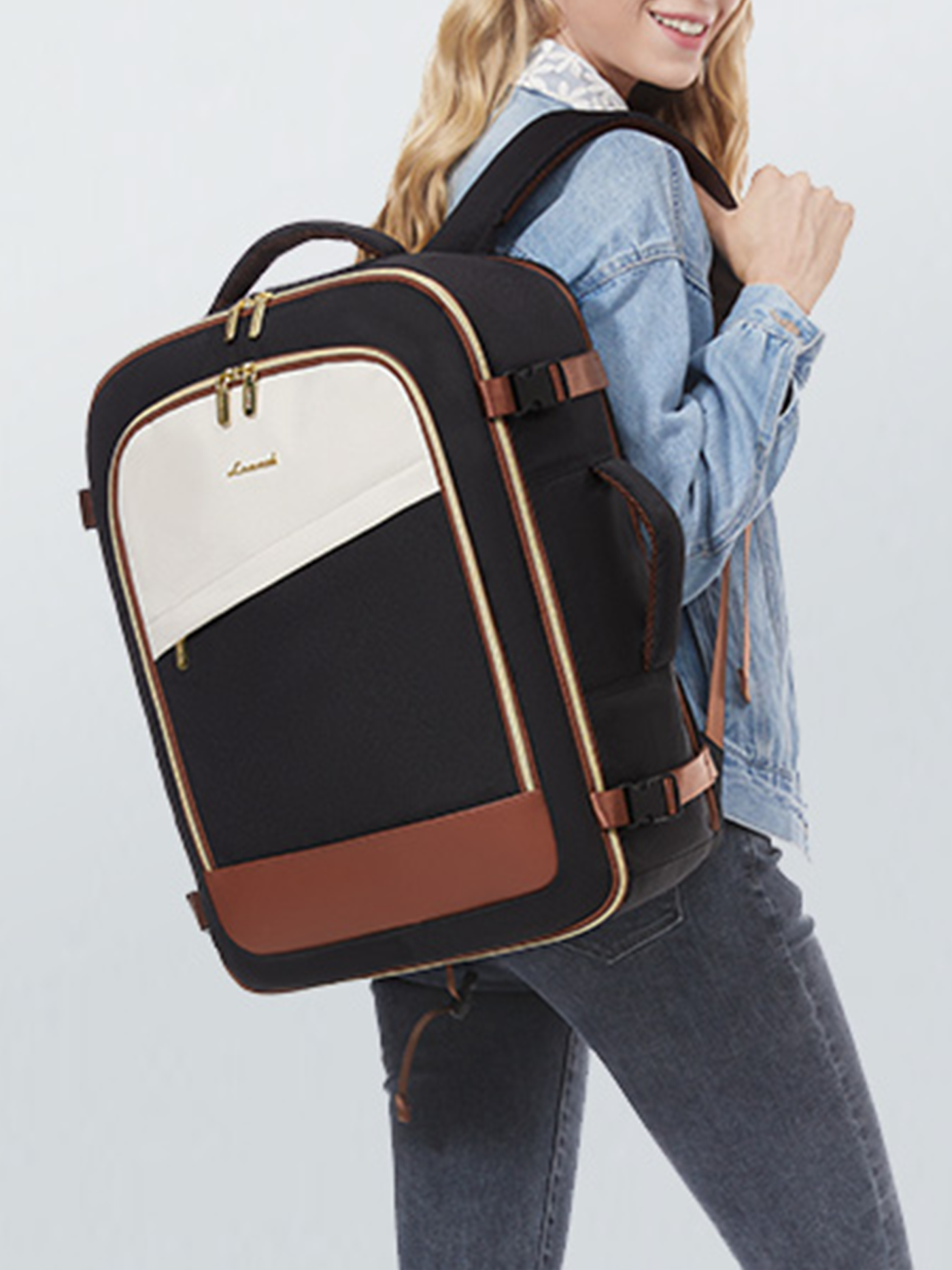 Sac à dos de voyage pour avion, 4 pièces, 40 L
