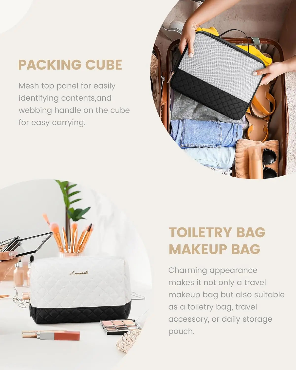 Lot de 3 sacs de voyage Aril 