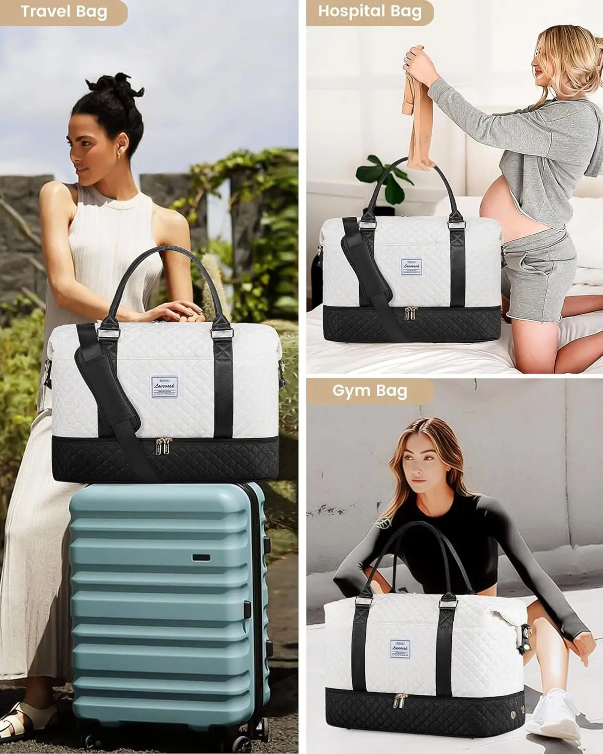 Lot de 3 sacs de voyage Aril 