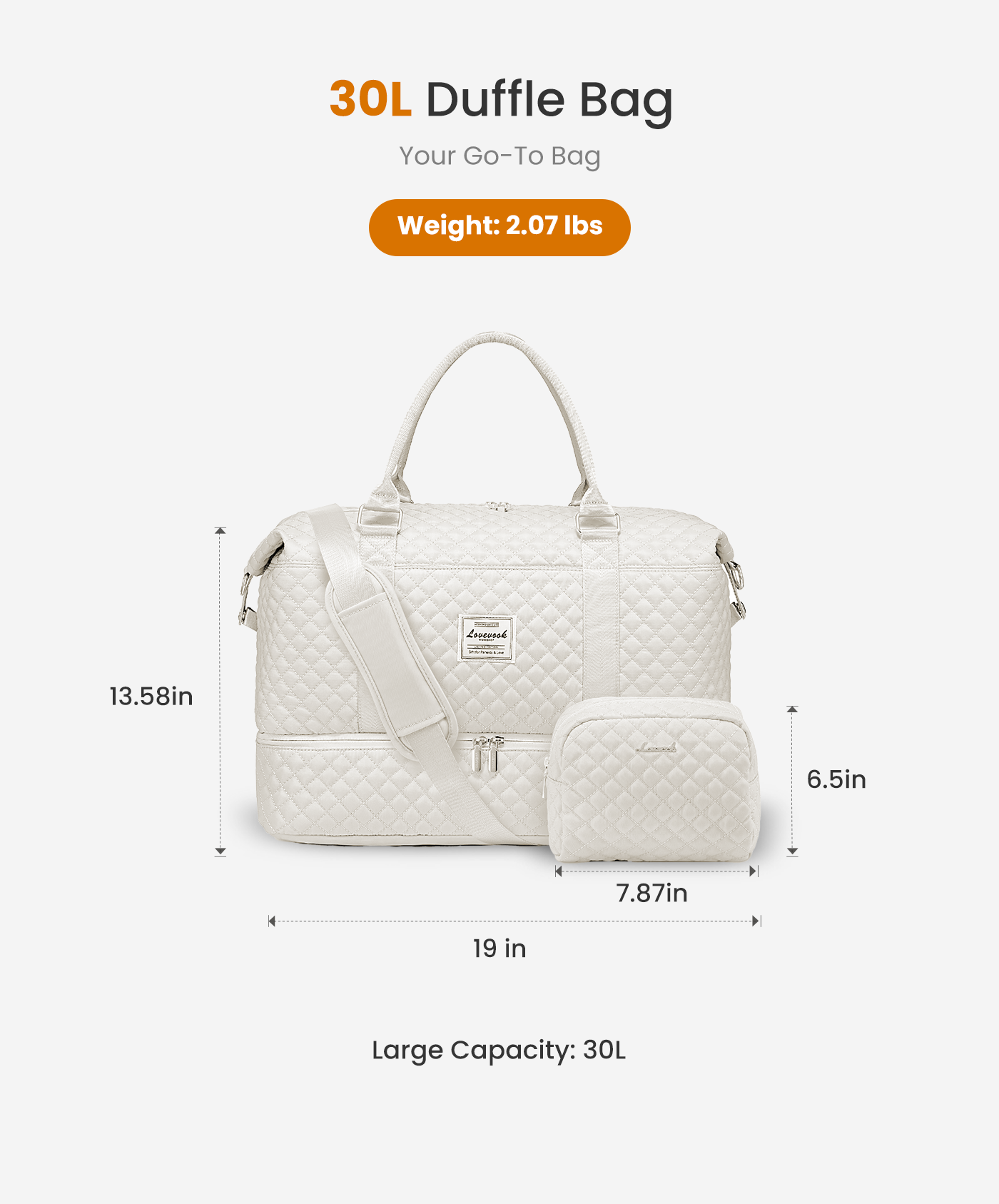 Lot de 2 sacs de voyage Aril