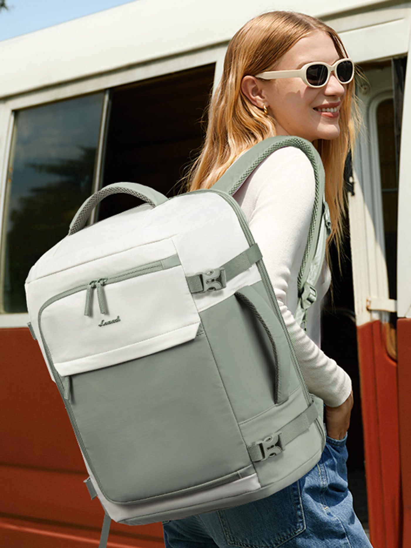 Sac à dos de voyage 3 pièces, 40 L et 50 L 
