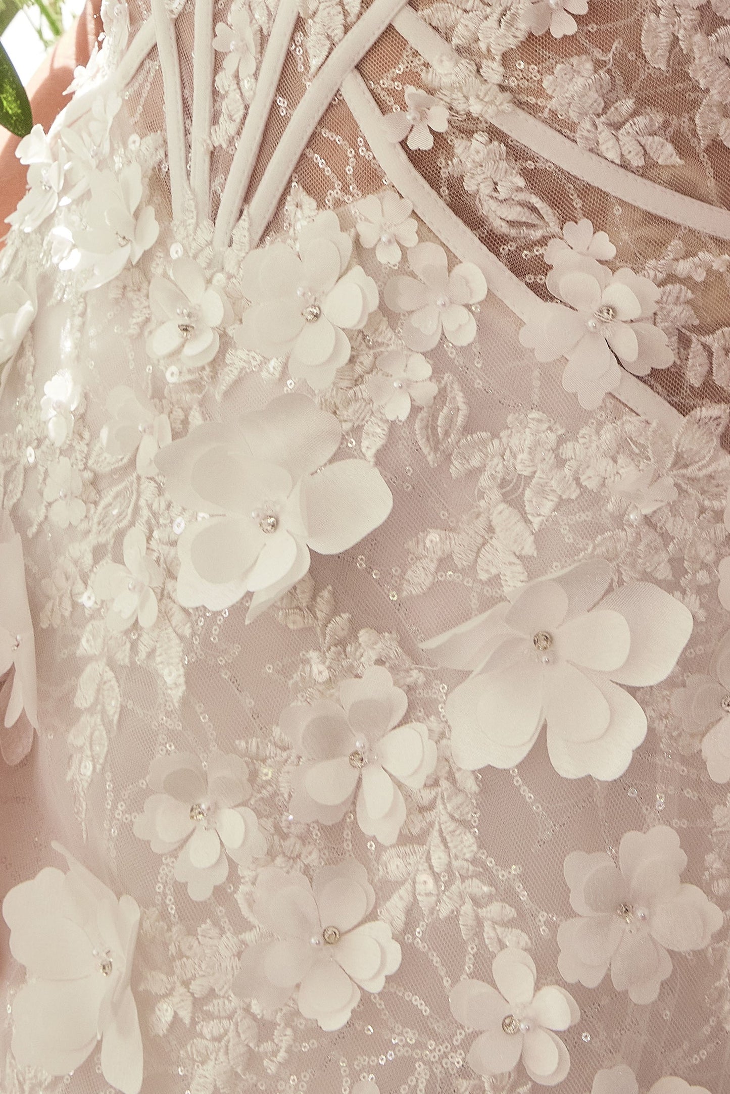 WL083 - ROBE DE MARIÉE COURTE, SANS BRETELLES, COUPE EN COEUR - Andrea &amp; Leo