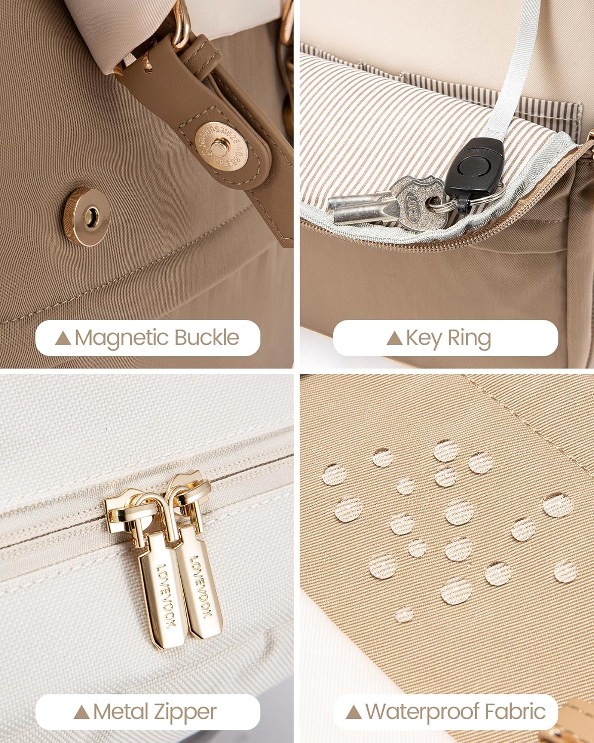 Sac à dos de voyage pour ordinateur portable, 15,6 17