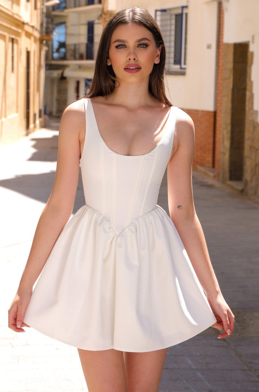 Robe mini Darling - Blanche