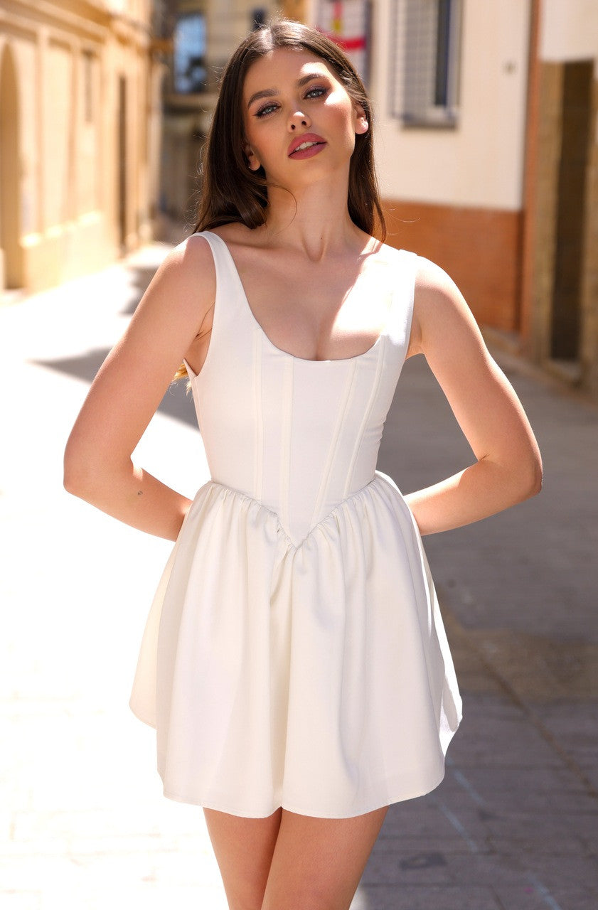 Robe mini Darling - Blanche