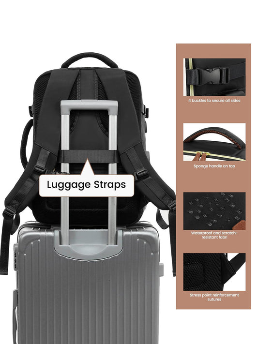 Sac à dos de voyage 4 pièces, 40 L/50 L