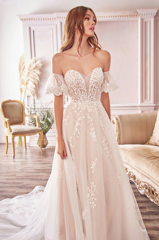 A1014 - ROBE DE MARIÉE EN SAULE - Andrea &amp; Leo