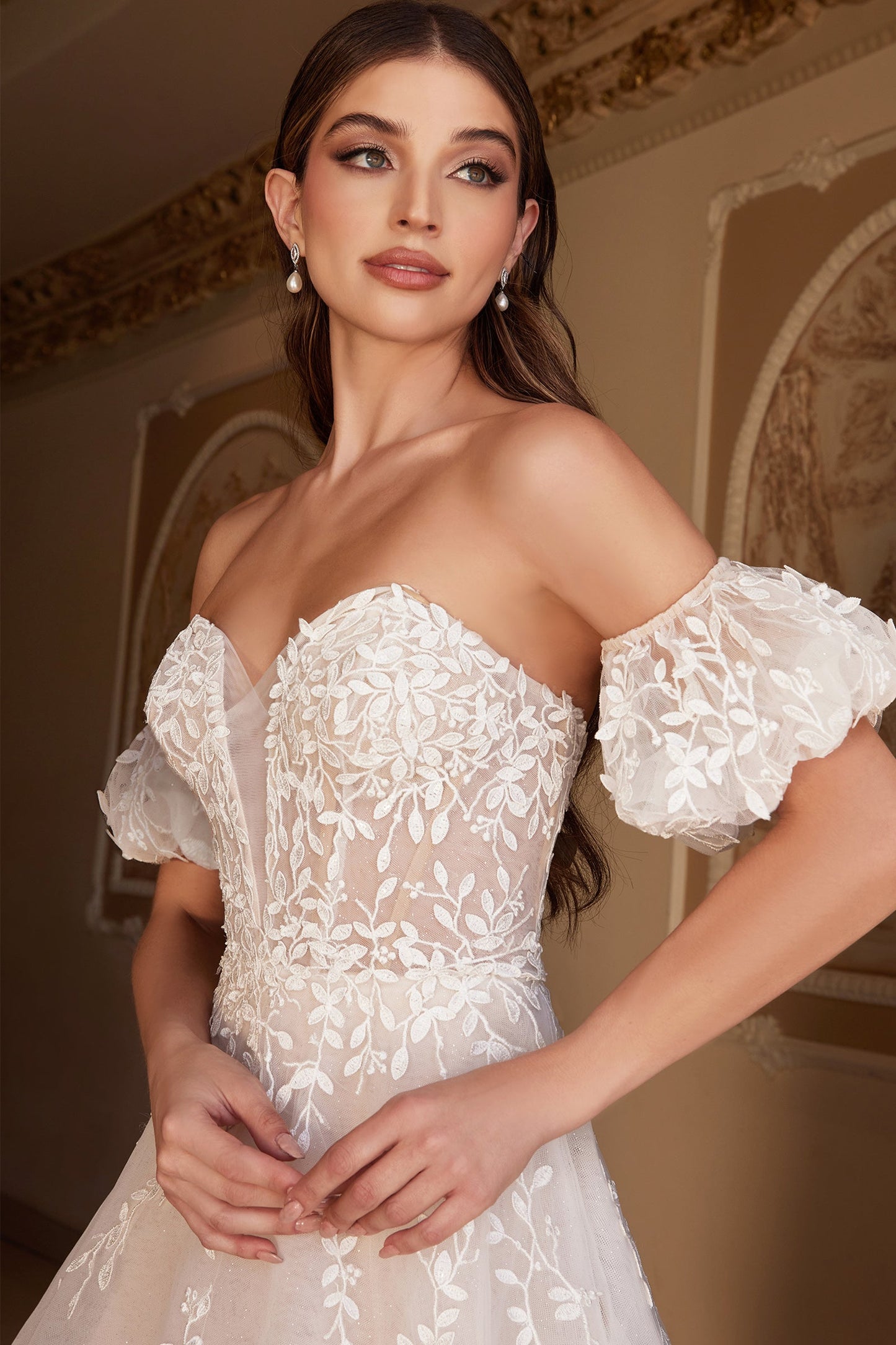 A1014 - ROBE DE MARIÉE EN SAULE - Andrea &amp; Leo