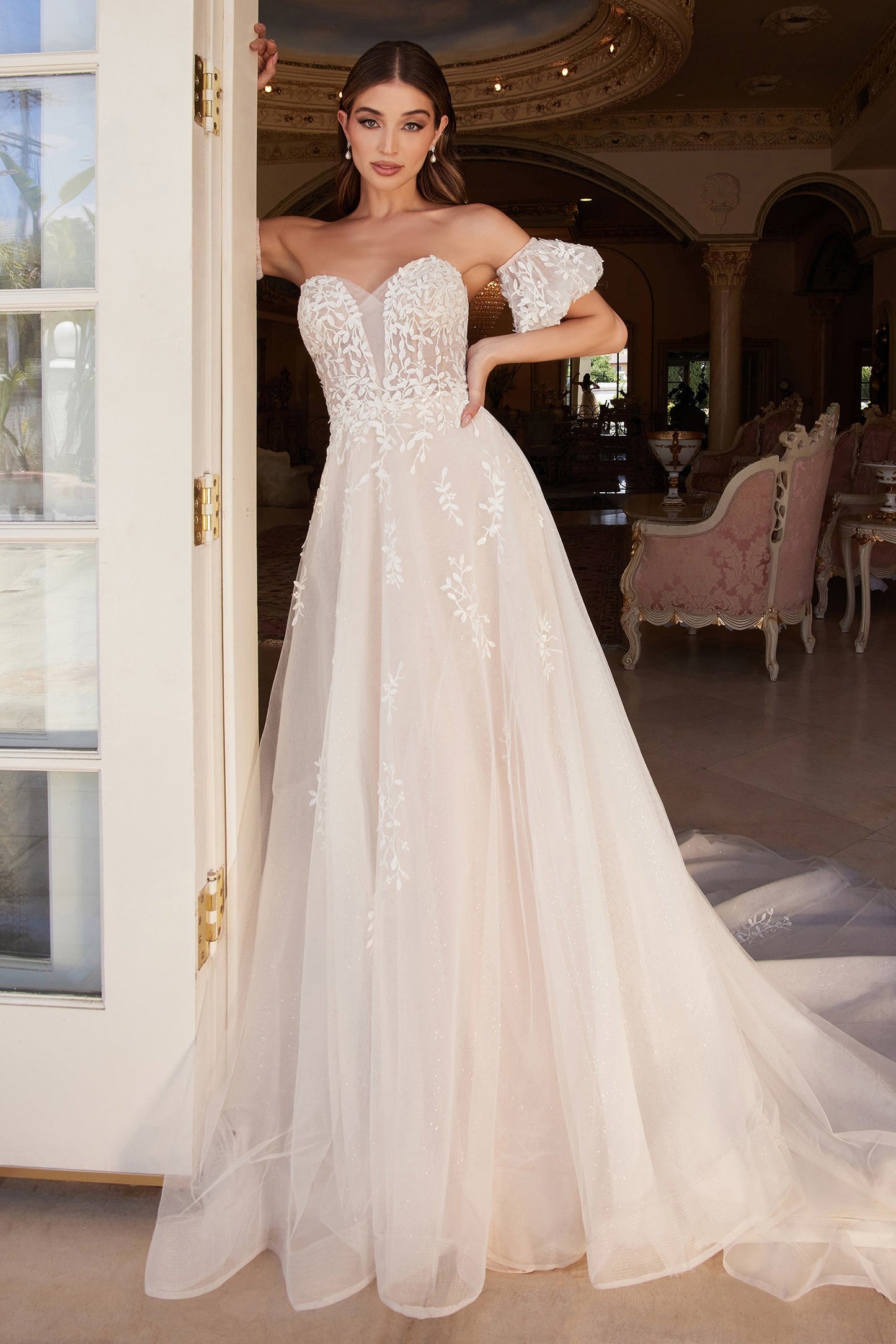 A1014 - ROBE DE MARIÉE EN SAULE - Andrea &amp; Leo