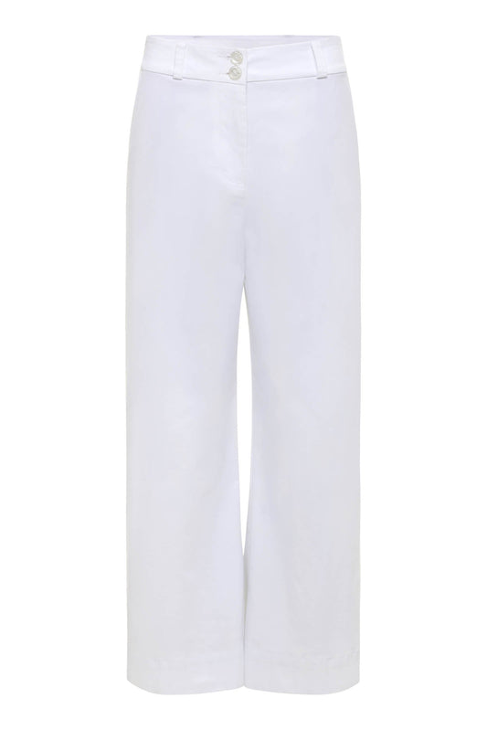 Ivanna Performance Cotton Cropped Flare Pant