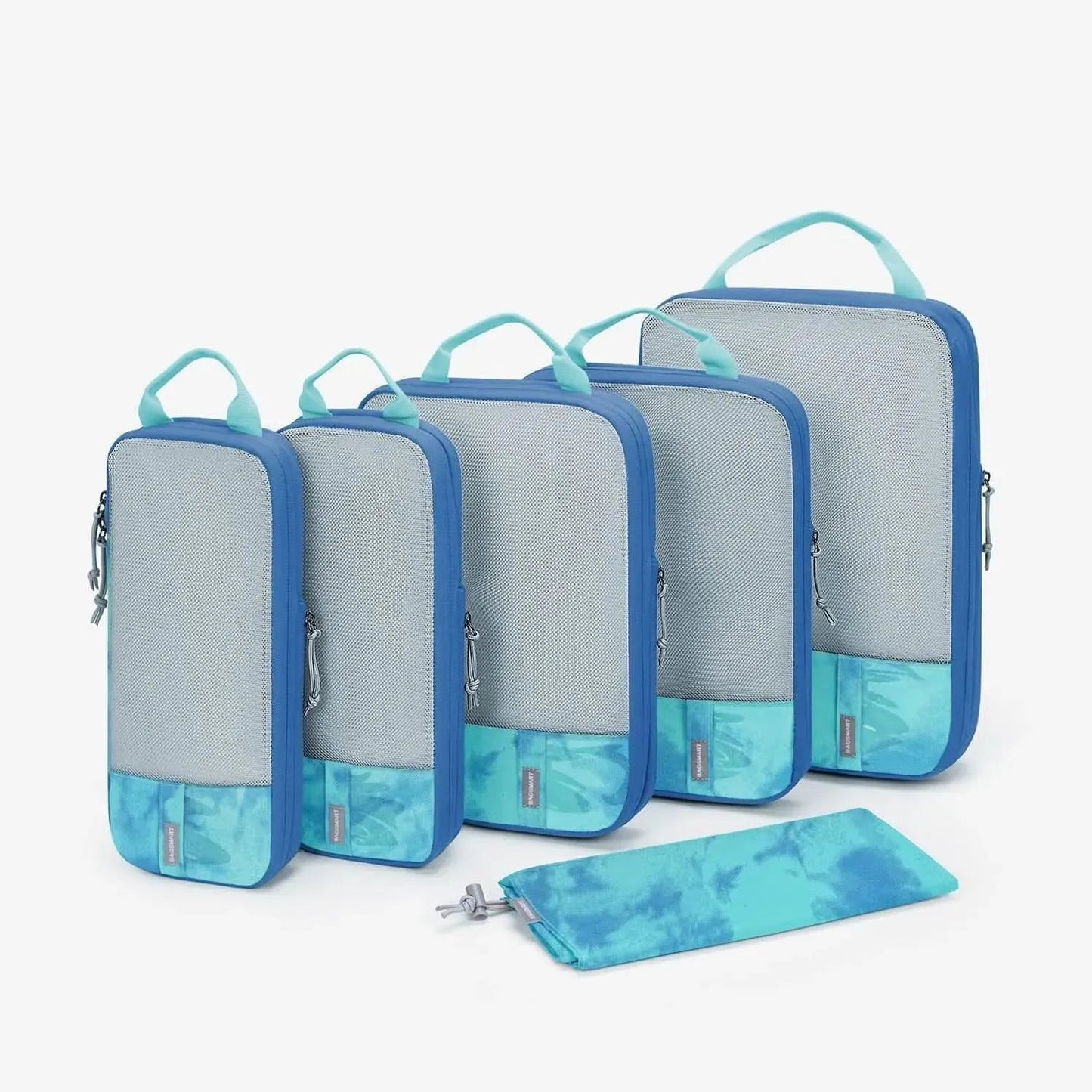 Cubes de compression faisant partie du kit de voyage Faro 