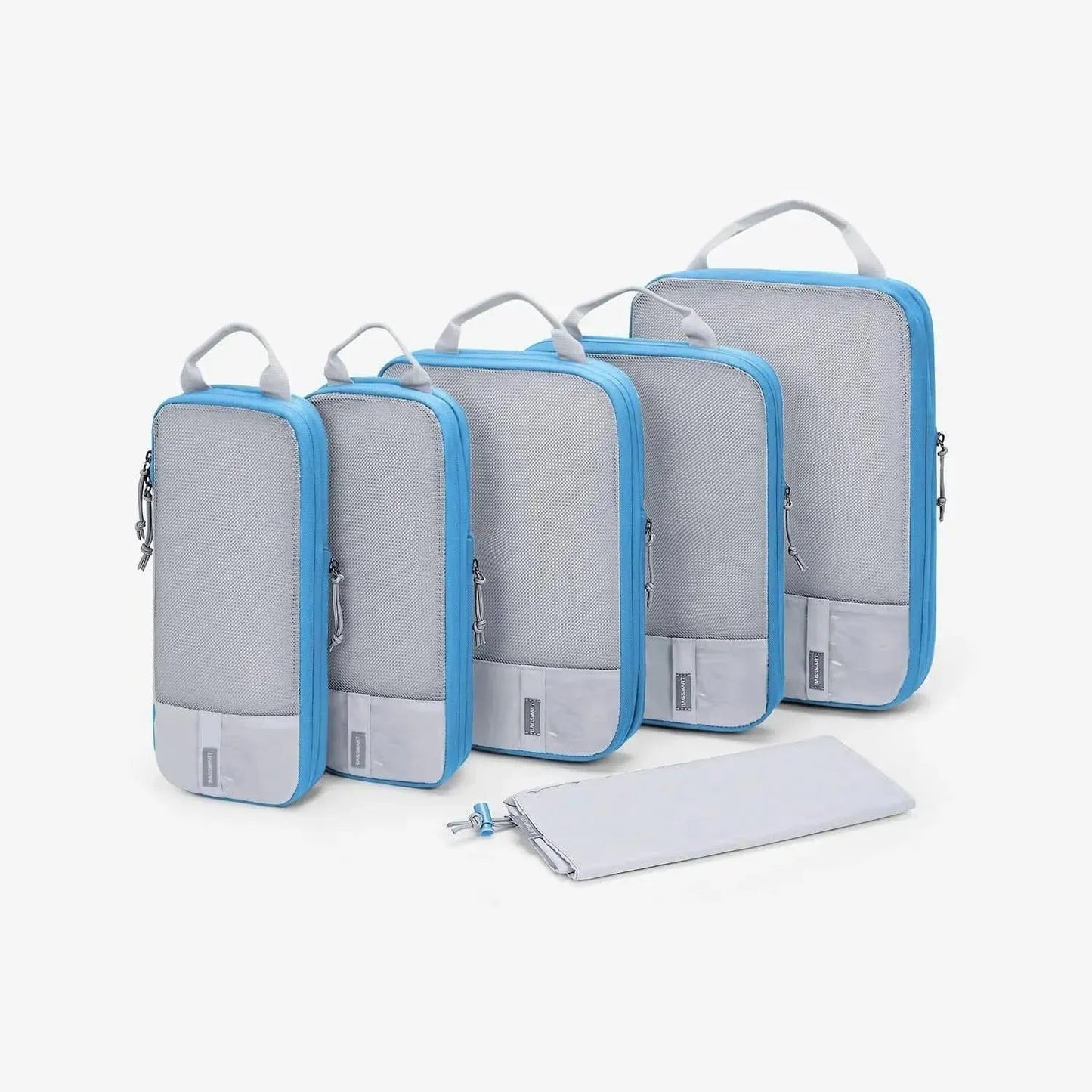 Cubes de compression faisant partie du kit de voyage Faro 