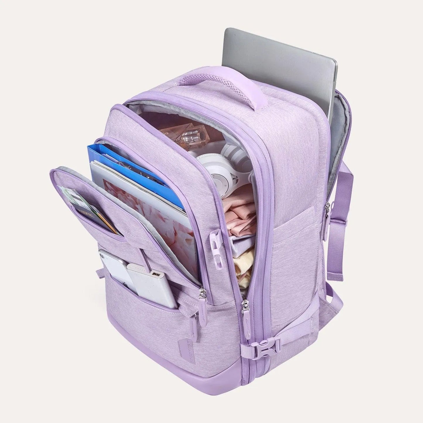 Sac à dos de voyage extensible Falco 40 L, approuvé par les compagnies aériennes 