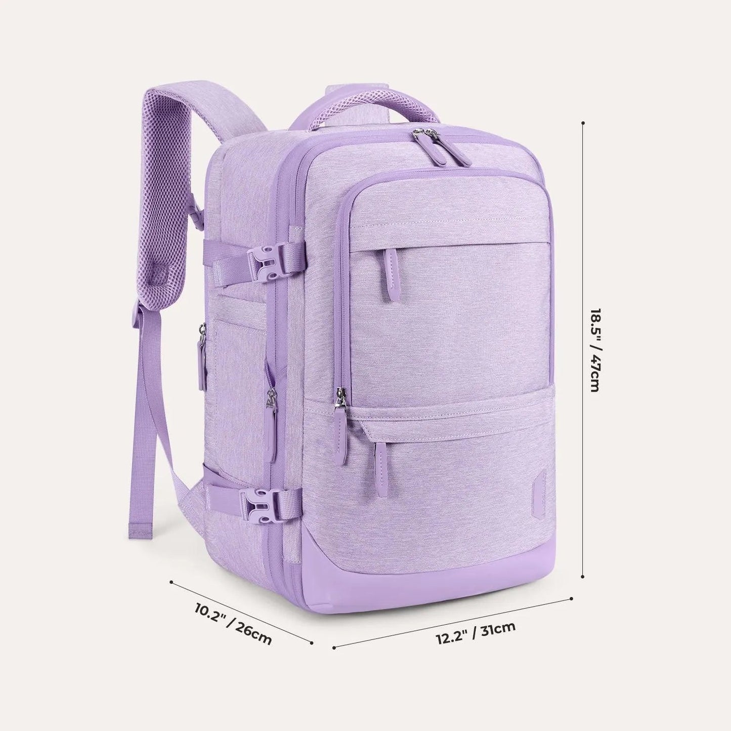 Sac à dos de voyage extensible Falco 40 L, approuvé par les compagnies aériennes 