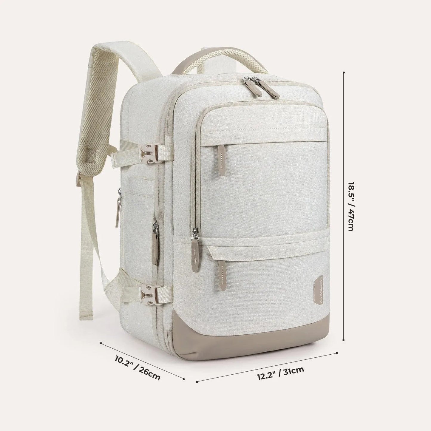 Sac à dos de voyage extensible Falco 40 L, approuvé par les compagnies aériennes 