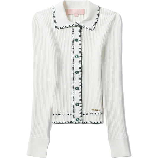 CARDIGAN CÔTELÉ BAPY FEMME