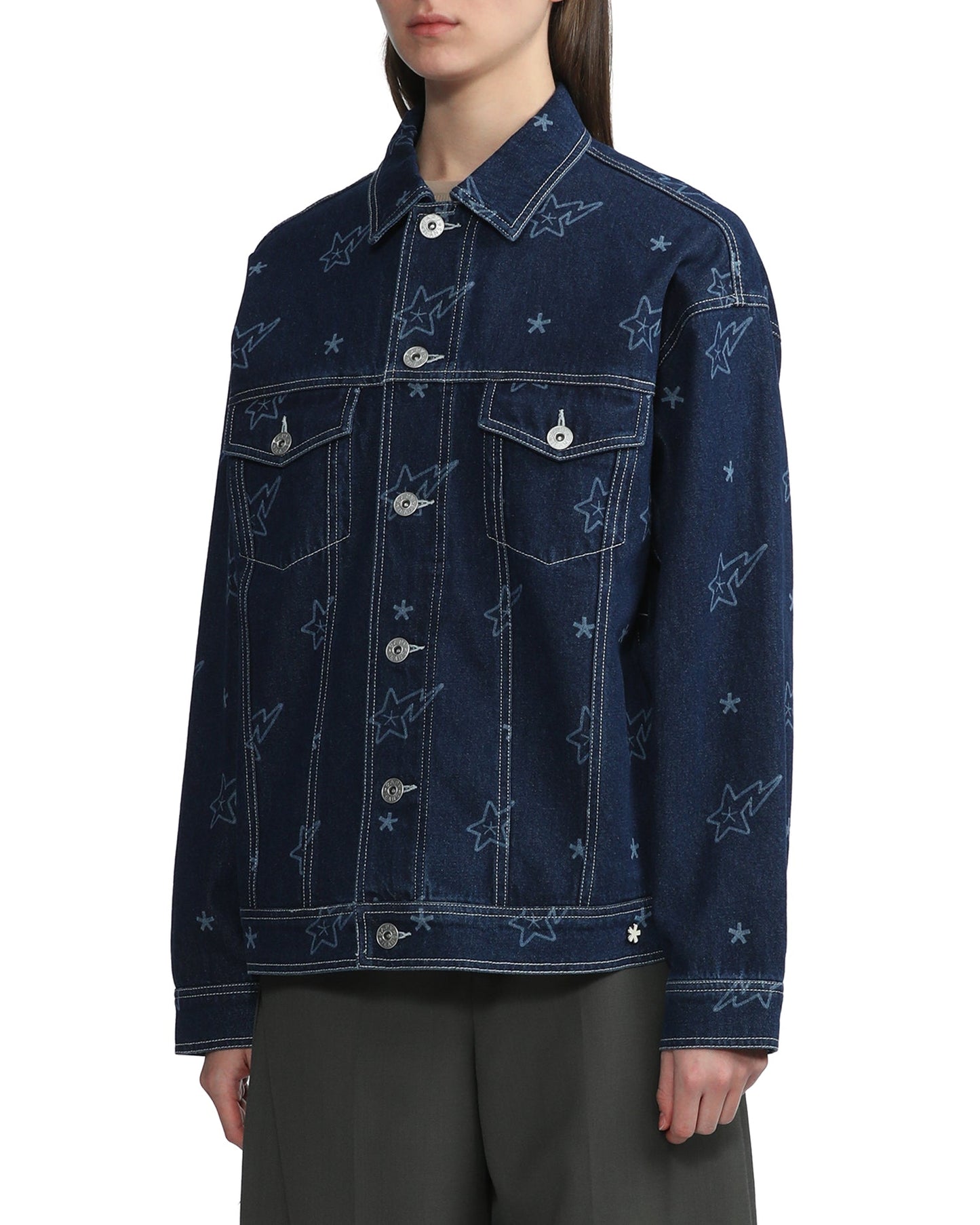 VESTE EN JEAN BAPY BAPE STA POUR FEMMES