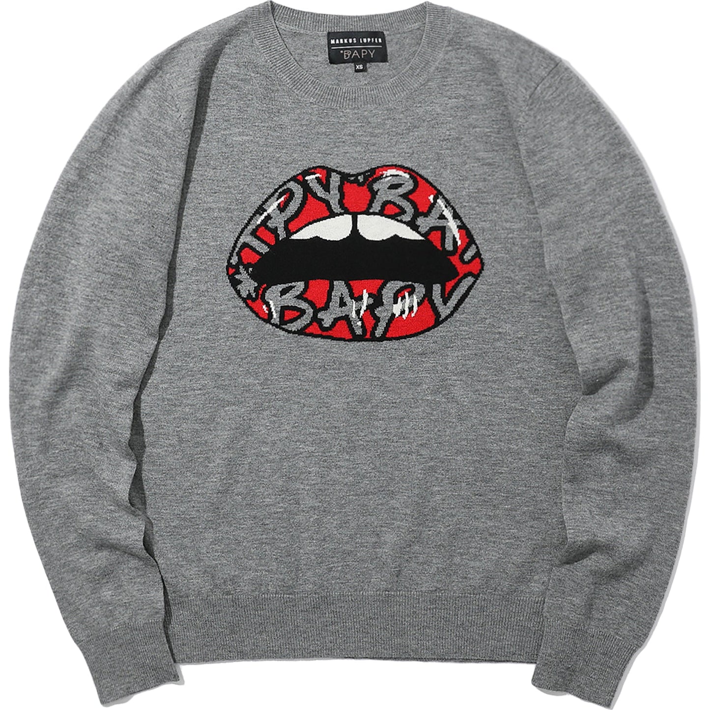 BAPY X MARKUS LUPFER KNIT BABY LIP DAMES