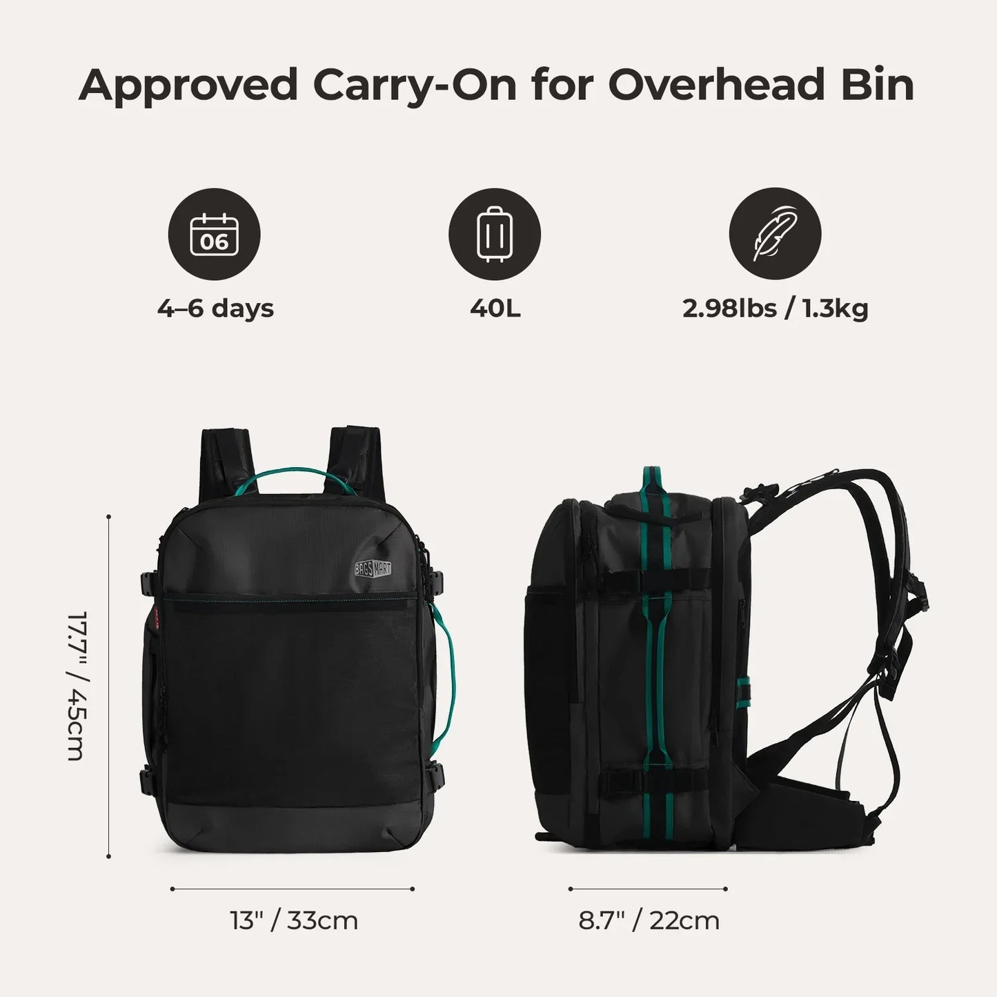 Blast Pro 40L Reiserucksack 
