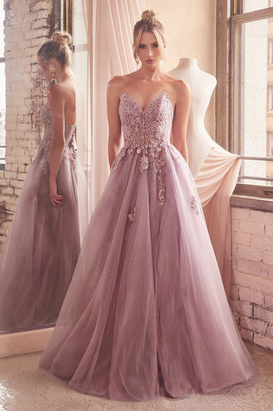 ROBE ELLEN - ROBE SANS BUSTES EN DENTELLE ET TULLE