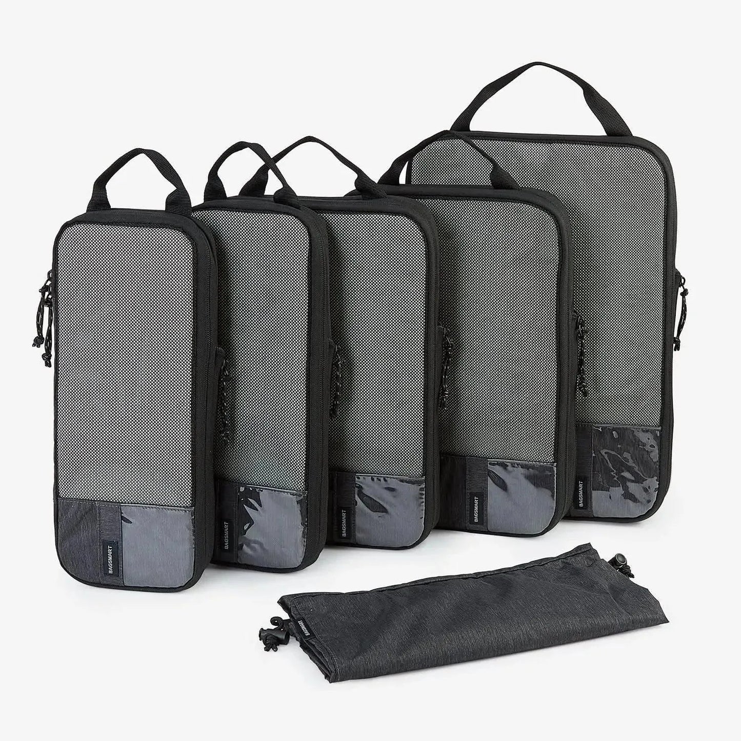 Cubes de compression faisant partie du kit de voyage Faro 