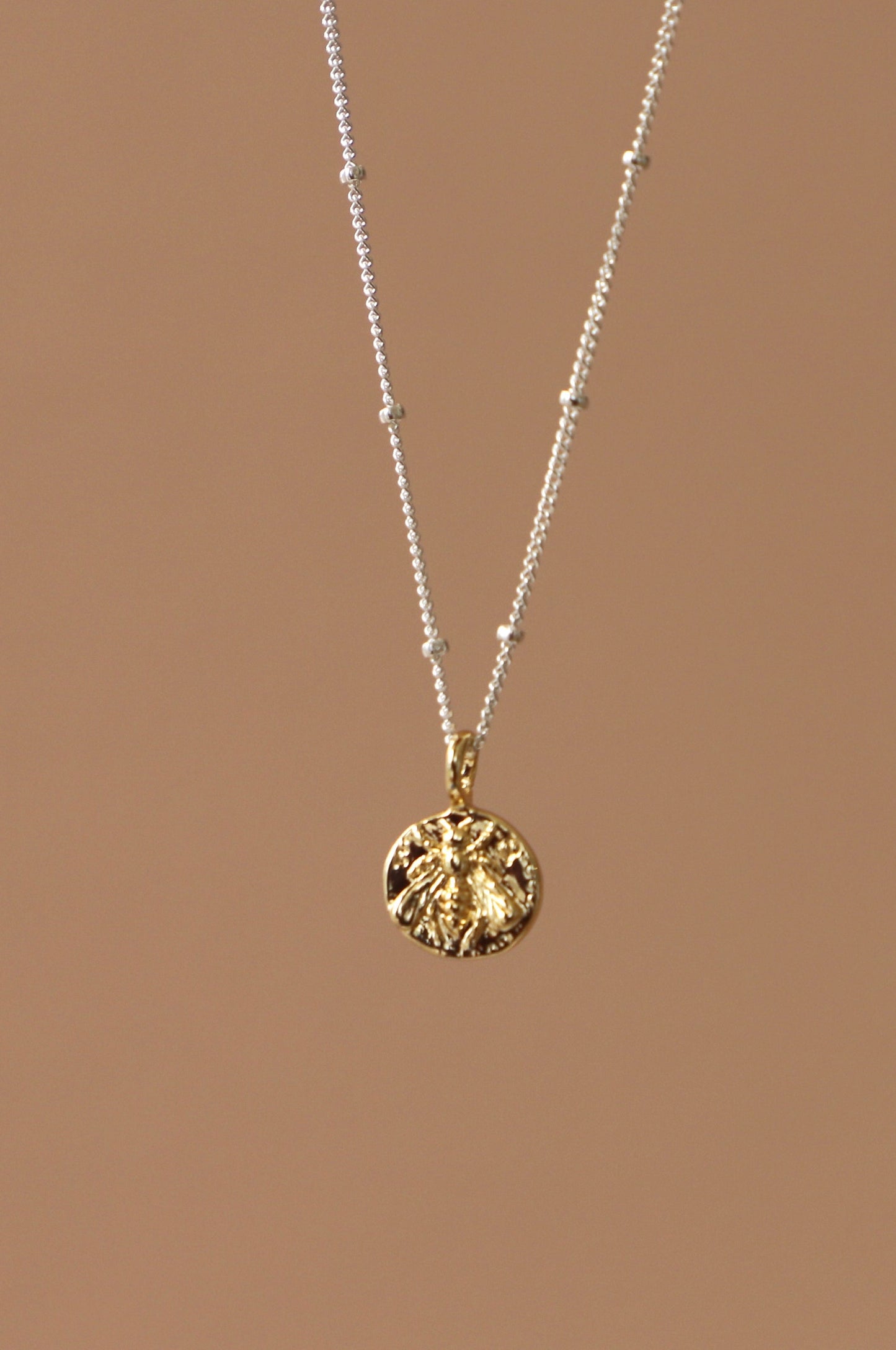 COLLIER MINI MÉDAILLON ABEILLE