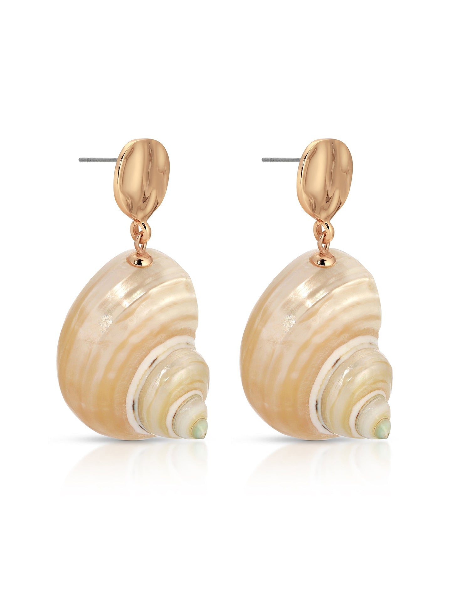 Boucles d'oreilles coquillage trésor englouti 