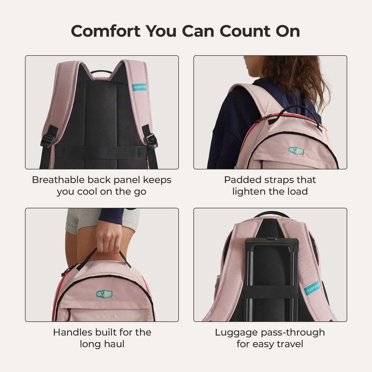 Sac à dos pour ordinateur portable Focus 15,6 pouces 