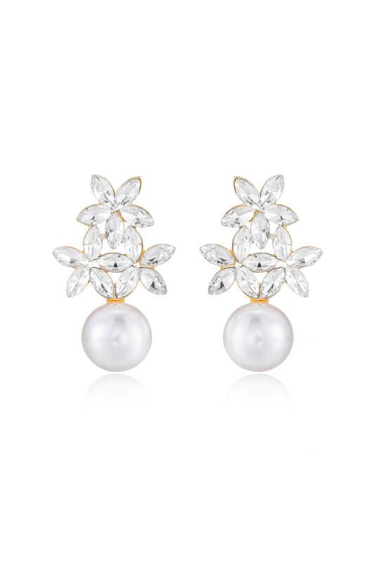 Best Day Crystal & Pearl Earrings