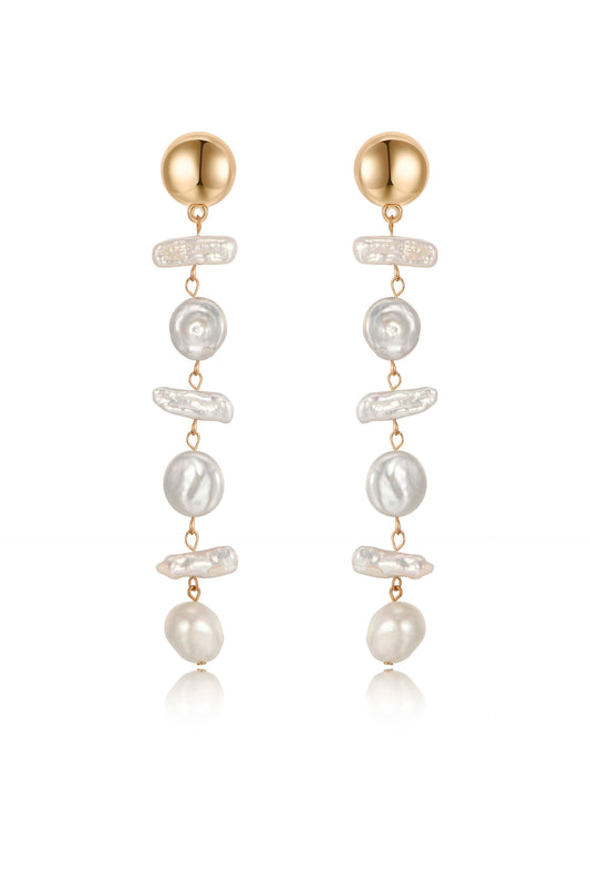 Ocean Secrets Freshwater Pearl Dangle Earrings