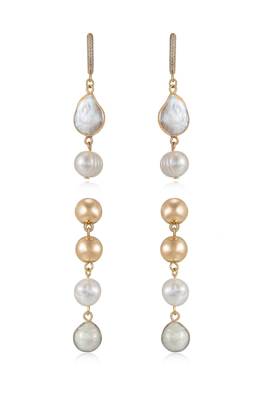 Duchess Pearl and Dangle Earrings