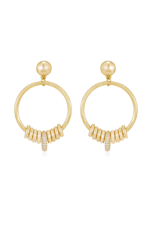 Multi-Ring Slider Earrings