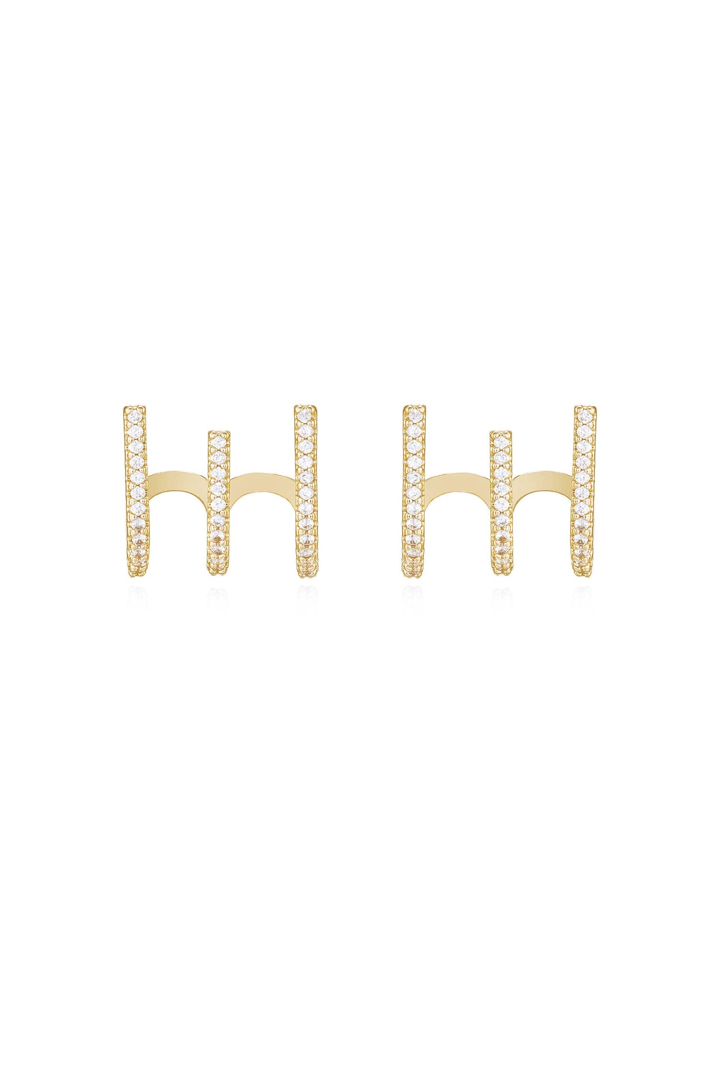 Cache-oreilles triple illusion scintillant 
