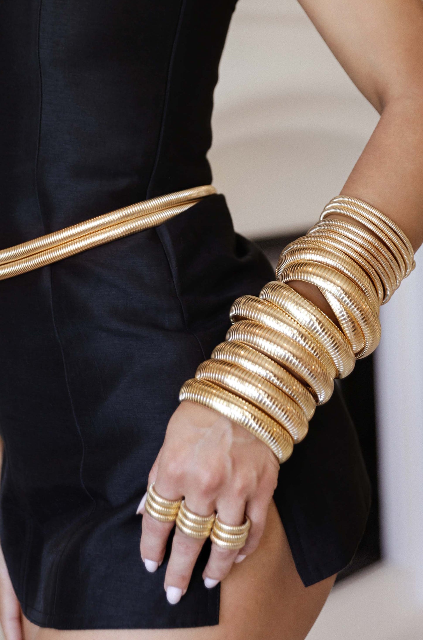Bague flexible nervurée 