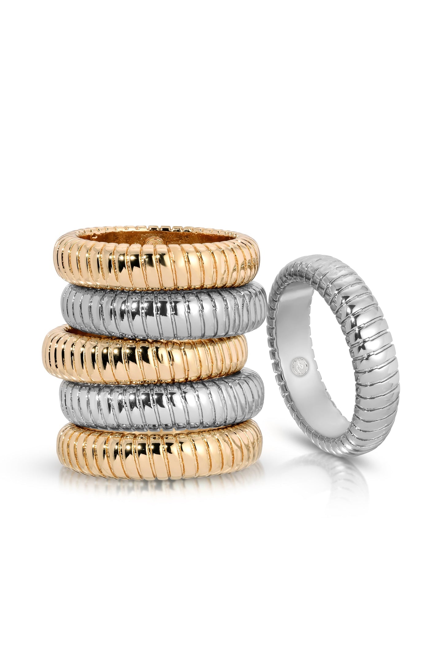 Bague flexible nervurée 